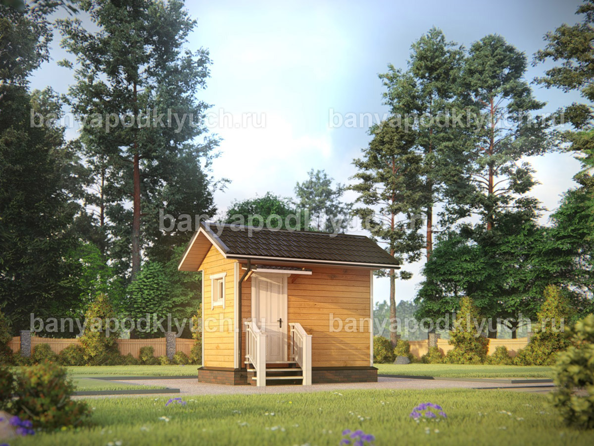 Баня из бруса 4x2 м Баня из бруса 4x2 м